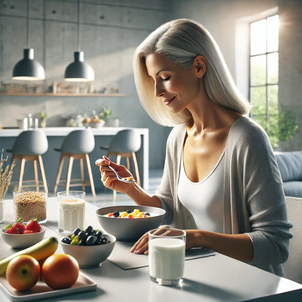 Con la edad, las necesidades del organismo cambian y una alimentación adecuada se vuelve aún más importante.